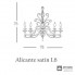 Euroluce Lampadari Alicante satin L6 — Потолочный подвесной светильник ALICANTE