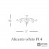 Euroluce Lampadari Alicante white PL4 — Потолочный накладной светильник ALICANTE