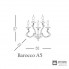 Euroluce Lampadari Barocco A5 — Настенный накладной светильник BAROCCO