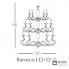 Euroluce Lampadari Barocco L12+12+6 d120 lux — Потолочный подвесной светильник BAROCCO