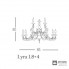 Euroluce Lampadari Lyra L8+4 — Потолочный подвесной светильник LYRA