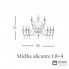 Euroluce Lampadari Midha alicante L8+4 — Потолочный подвесной светильник MIDHA ALICANTE