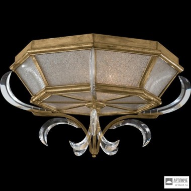 Fine Art Lamps 767640 — Потолочный накладной светильник BEVELED ARCS GOLD