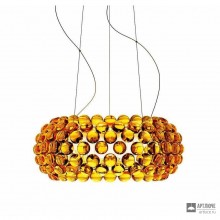 Foscarini 138007 52 — Светильник потолочный подвесной Caboche media Giallo oro