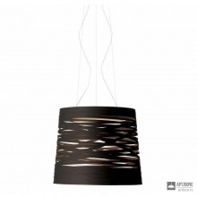 Foscarini 182007L 20 — Светильник потолочный подвесной Tress grande LED Nero