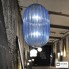 Foscarini 2240071L 30 — Светильник потолочный подвесной Plass LED Azzurro
