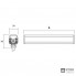 I-LED 89536 — Настенный светильник Xenia WALLWASHER MONO, алюминий