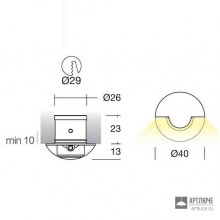 I-LED 92309 — Потолочный встраиваемый светильник Clap, хром