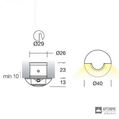 I-LED 92309 — Потолочный встраиваемый светильник Clap, хром