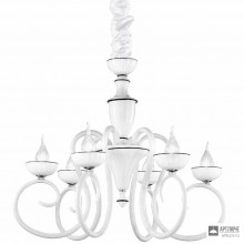 IDL 449-6-White-Black — Светильник потолочный подвесной Baroque
