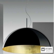 IDL 482-90 Glossy Laquer Black + Gold Leaf Inside — Светильник потолочный подвесной Amalfi