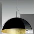 IDL 482-90 Glossy Laquer Black + Gold Leaf Inside — Светильник потолочный подвесной Amalfi