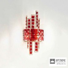 IDL 493-2A-Red-Gold — Светильник настенный накладной Crystalline