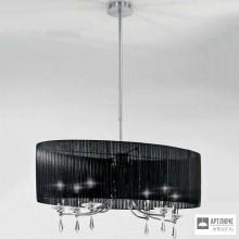 IDL 9027TS-6S-Chrome-Black — Светильник потолочный подвесной Fashion