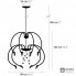 Ilfari 10329 — Потолочный подвесной светильник CHILL OUT H12