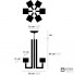 Ilfari 12910 — Потолочный подвесной светильник SWINGING BALLET H6