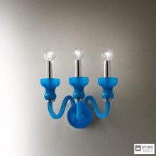 Italamp 222 AP3 Turquoise NK — Настенный накладной светильник