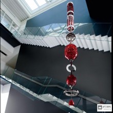 Italamp 2360 Comp. B Red — Потолочный подвесной светильник ODETTE ODILE