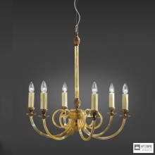 Italamp 545 6 Amber OA — Потолочный подвесной светильник