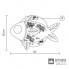 Karman AP132 1B INT — Светильник диазйнерский в форме "Рыбы" керамический настенный APRILE
