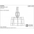 Karman SE112 1B INT — Потолочный подвесной светильник SISMA
