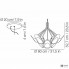 Kundalini 080250B — Светильник потолочный подвесной PEACOCK