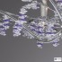 La Lampada L.612.8+4.02 Purple — Потолочный подвесной светильник 612