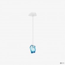 Lasvit CL017PA 08 — Потолочный подвесной светильник Crystal Rock Pendant Single