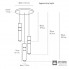 Lee Broom FUL0072 — Потолочный подвесной светильник FULCRUM CHANDELIER 3 PIECE