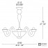 Leucos 0000771 — Светильник потолочный подвесной serenissima L6