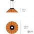 LZF BNGA SM LED DIM0-10V 21 Cherry — Потолочный подвесной светильник Banga Medium