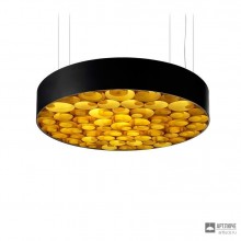 LZF SPRO SG BK LED DIM0-10V Black-Yellow — Потолочный подвесной светильник Spiro Large