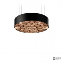 LZF SPRO SM BK LED DIM0-10V Black-Natural Cherry — Потолочный подвесной светильник Spiro Medium