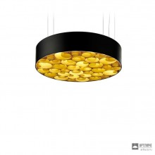 LZF SPRO SM BK LED DIM0-10V Black-Yellow — Потолочный подвесной светильник Spiro Medium