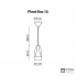 Marset A636-049 — Потолочный подвесной светильник Pleat Box 13