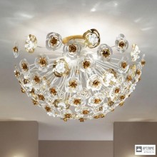 Masca 1839-MSFG bianco oro — Потолочный накладной светильник Vie en Rose