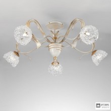 Masca 1864 5PL bianco oro — Потолочный накладной светильник Artica