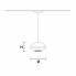 Masiero BLINK S1 V95 CUT CRYSTAL — Потолочный подвесной светильник DIMORE