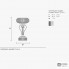 Masiero CRISTALRY SILVER TL2+3 ASFOUR — Настольный светильник LUXURY CRISTALRY SILVER