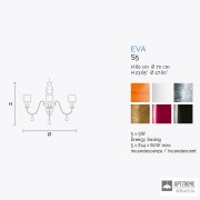 Masiero EVA S5 V30 — Потолочный подвесной светильник ECLETTICA EVA