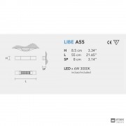 Masiero LIBE A55 G14 — Светильник настенный накладной Eclettica Libe