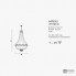 Masiero VE 818 18 CUT CRYSTAL — Потолочный подвесной светильник Ottocento
