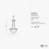 Masiero VE 823 20 HALF CUT GLASS — Потолочный подвесной светильник Ottocento