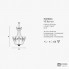 Masiero VE 827 20 CUT CRYSTAL — Потолочный подвесной светильник Ottocento
