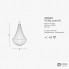 Masiero VE 864 14 90 INC HALF CUT GLASS — Потолочный подвесной светильник Ottocento
