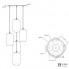 Niche Modern CIRCULAR-5-POD-Amber — Потолочный подвесной светильник MODERN CHANDELIER