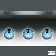 Niche Modern LINEAR-3-BINARY-Sapphire — Потолочный подвесной светильник MODERN CHANDELIER