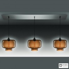 Niche Modern LINEAR-3-OCULO-PENDANTS-Chocolate — Потолочный подвесной светильник MODERN CHANDELIER