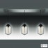 Niche Modern LINEAR-3-TURRET-Effervescent — Потолочный подвесной светильник MODERN CHANDELIER