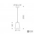 OLIGO 42-909-20-06 21 — Потолочный подвесной светильник DONATA